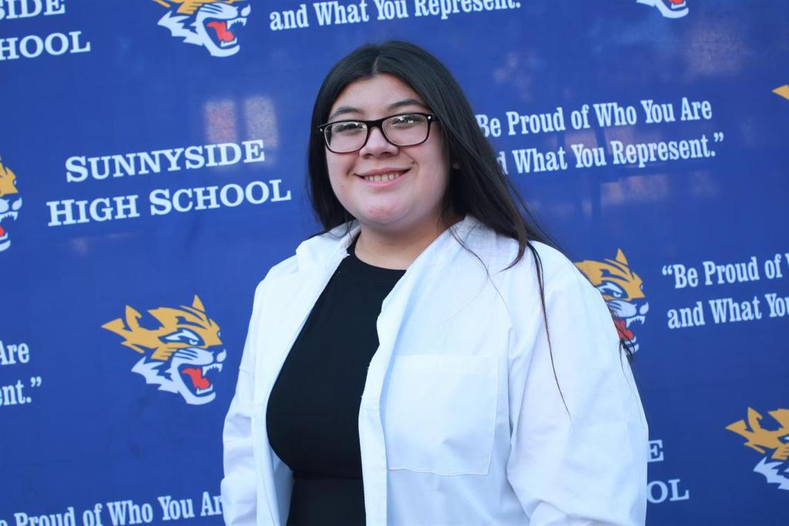 Jolene Uribe, Class of 2021 Doctors Academy program at Sunnyside High School during the awards ceremony on May 19.