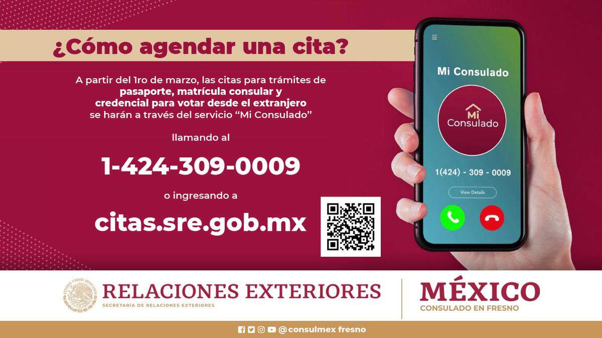 Los Consulados de México en Estados Unidos y Canadá ya cuentan con un nuevo sistema para realizar citas llamado ‘Mi Consulado’.  